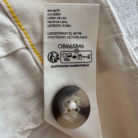 Anthropologie The Colette Cropped Wide-leg Pants by Maeve 32 Linen Edition - Picture 8 of 10